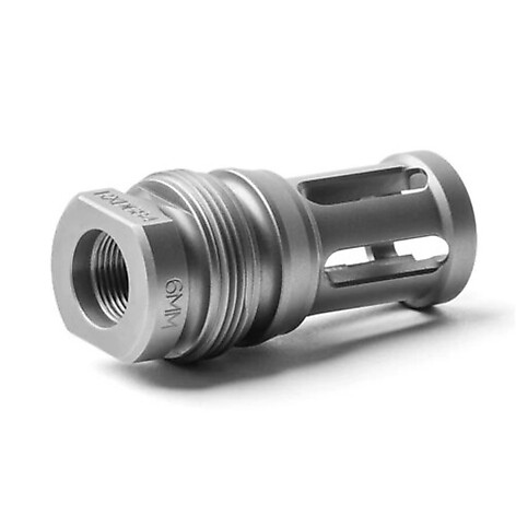 Dead Air Silencers RXD Xeno BirdCage Flash Hider 1/2x28 Silver - bild 2 av 2