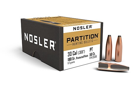 Nosler Partition PPT .30 180gr 50/Box - bild 2 av 2