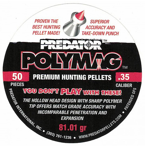 JSB Predator Polymag 9mm - 5.03g 50st