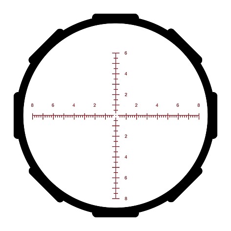 Crimson Trace Hardline Pro 4-16x50 SFP Belyst MR1-MIL Kikarsikte - bild 3 av 8