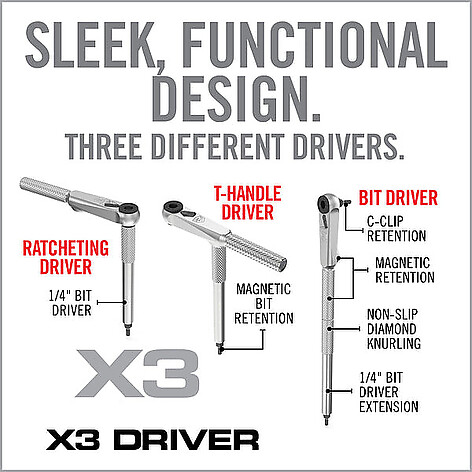 Real Avid Gunsmithing X3 Driver Kit 13 Delar - bild 6 av 8