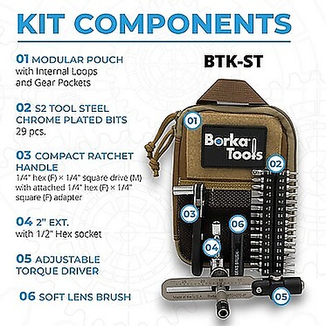 Boorka Tools BTK-ST Standard Configuration Torque Kit - bild 7 av 8