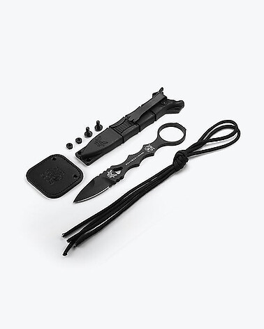 Benchmade 177BK Mini SOCP Spear-Point Svart Kniv - bild 5 av 6