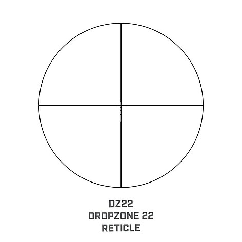 Simmons Pro Rimfire 3-9x32 SFP .22 Drop Zone Kikarsikte - bild 7 av 7
