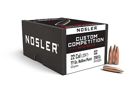 Nosler Custom Competition HPBT .22 77gr 250/Box - bild 2 av 2