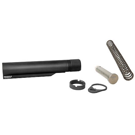 Geissele Premium H1 Mil-Spec AR15 Buffer Tube Svart