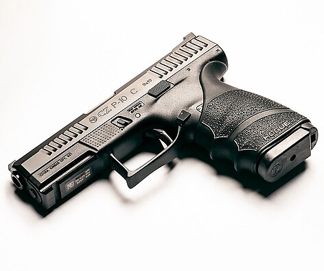 Hogue HandALL Beavertail CZ P-10 C Vapengrepp Svart - bild 2 av 2