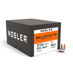Nosler Ballistic Tip Varmint .22 50gr 1000/Box