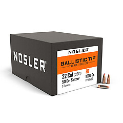 Nosler Ballistic Tip Varmint .22 50gr 1000/Box