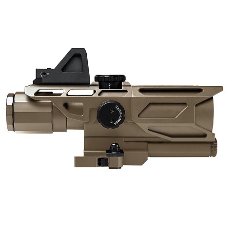 NcSTAR USS 3-9x40 med Red-Dot Belyst Mil-Dot Kikarsikte Brun - bild 4 av 6
