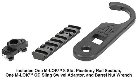 Leapers UTG Pro AR15 Super Slim Free Float 381mm Handguard - bild 6 av 6