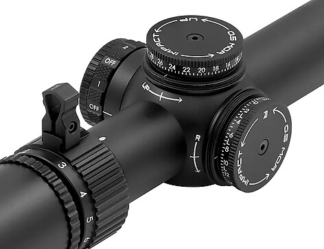 ZeroTech Vengeance 1-8x24mm SFP Belyst RAR MOA Kikarsikte - bild 2 av 6