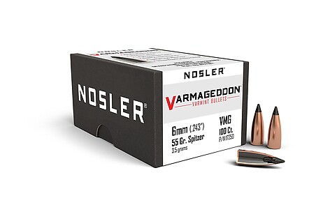 Nosler Varmageddon FB 6mm 55gr 100/Box - bild 2 av 4