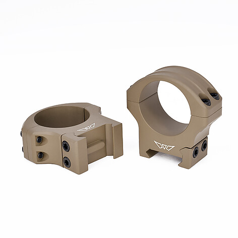 Warne Hyperlite 30mm Medium Ringar Picatinny H: 25mm FDE