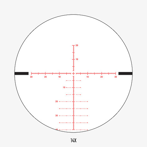 Athlon Talos BTR G2 4-14x44 SF FFP Belyst APLR10 MOA Kikarsikte - bild 4 av 5