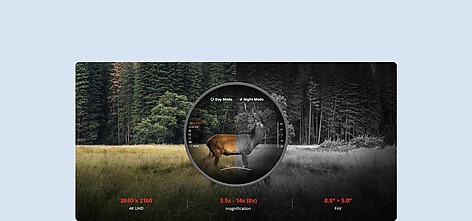 Hikmicro Alpex A50EL LRF 3.5x50 4K 3840x2160 Nattsikte - bild 5 av 11
