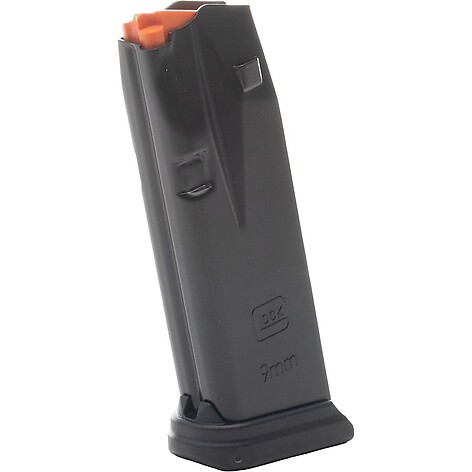 Glock 43X/48 9mm 15 Skott Magasin Svart