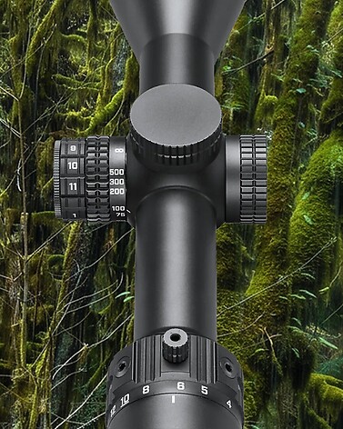 Bushnell R7 3-15x50 SF SFP Belyst MRAD Holdover Kikarsikte - bild 4 av 9