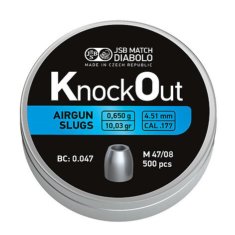JSB KO Slugs 4.5mm - 0.650g