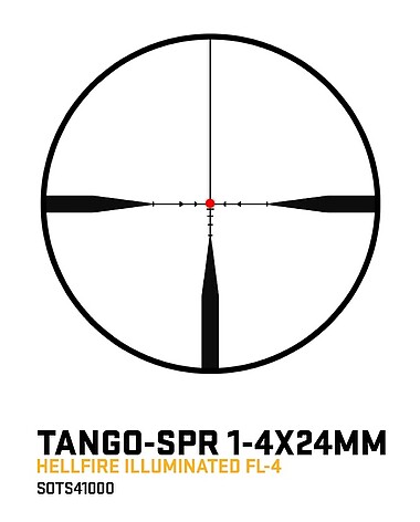 Sig Sauer TANGO-SPR LPVO 1-4x24 SFP Belyst FL-4 Kikarsikte - bild 5 av 7
