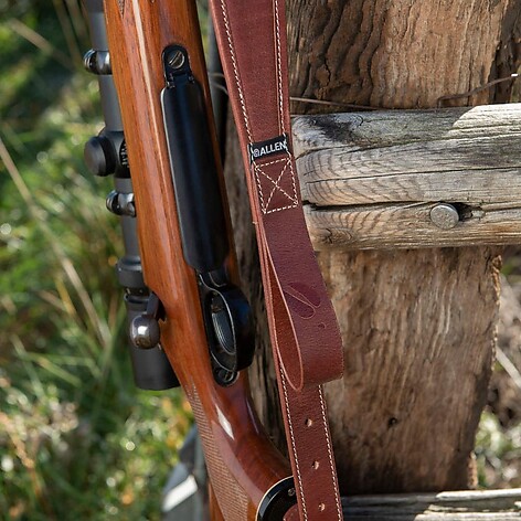 Allen Heritage Deer Deboss Rawhide Vapenrem - bild 4 av 6