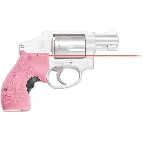 Crimson Trace Lasergrip S&W J-Frame Round Butt Laser Rosa