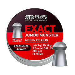 JSB Exact Jumbo Monster 5.52mm - 1.645g Redesigned Shallow
