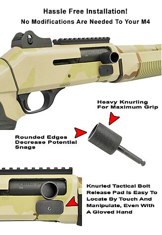 GG&G Taktiskt Bulthandtag Benelli M4 - bild 2 av 2