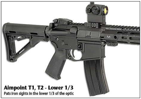 Midwest Aimpoint T1/T2 QD Montage Lower 1/3 Picatinny - bild 2 av 2