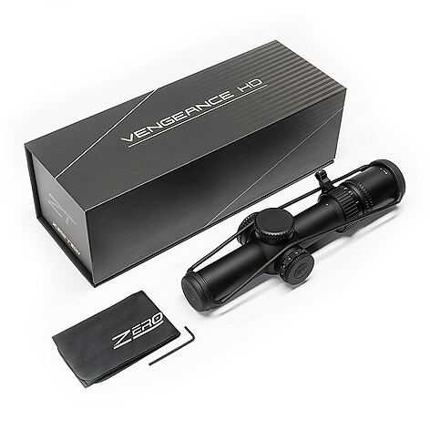 ZeroTech Vengeance 1-10x28mm FFP Belyst RMG-L Kikarsikte - bild 4 av 6