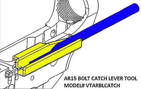 NcSTAR AR15 Bolt Catch Lever Tool - bild 2 av 2