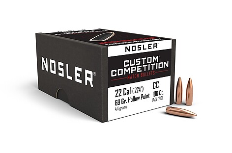 Nosler Custom Competition HPBT .22 69gr 250/Box - bild 2 av 2