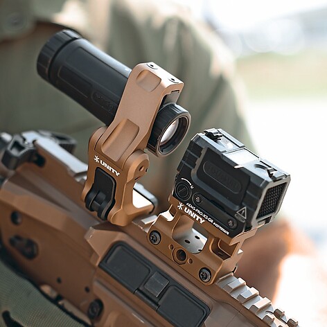 Unity Tactical FAST Holosun HM3X/HM3XT Magnifier Montage FDE - bild 4 av 6