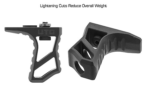 Leapers UTG Ultra Slim KeyMod Handstopp Svart - bild 3 av 6