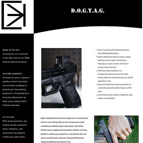 Calculated Kinetics DOGTAG Walther PDP 2.0 Holosun EPS - bild 3 av 3