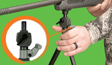 Primos Trigger Stick Gun Mounted Bipod Medium Spartan 54-102cm - bild 2 av 4