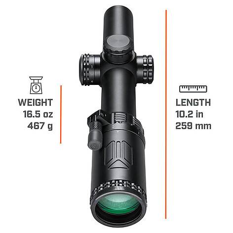 Bushnell AR Optics 1-8x24 SFP Belyst BTR1 Kikarsikte - bild 5 av 6