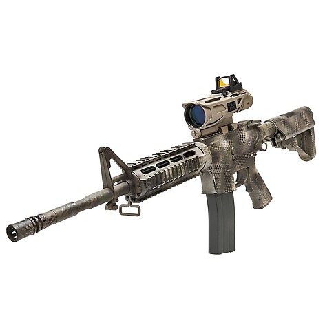 NcSTAR USS 3-9x40 med Red-Dot Belyst P4 Sniper Kikarsikte Brun - bild 2 av 5