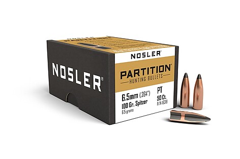Nosler Partition 6.5mm 100gr 50/Box - bild 2 av 2
