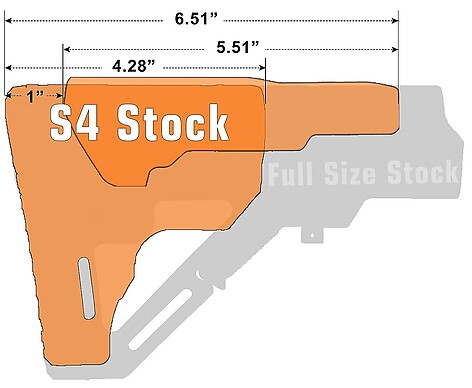 Leapers UTG Pro AR15 OPS Ready S4 Mil-Spec FDE - bild 5 av 7