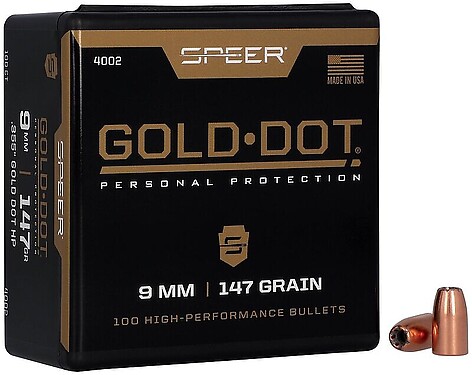Speer Gold Dot HP .355 Caliber 147gr 100/Box - bild 2 av 2