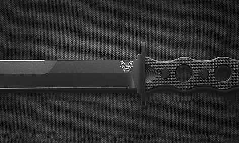 Benchmade 185BK SOCP G10 Fast Blad /Svart Kniv - bild 4 av 6