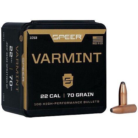 Speer Varmint JSP .224 Caliber 70gr 100/Box - bild 2 av 2