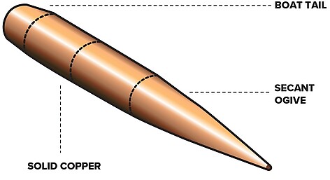 Berger VLD Target ELR 375 Caliber 379gr 50/Box - bild 5 av 6