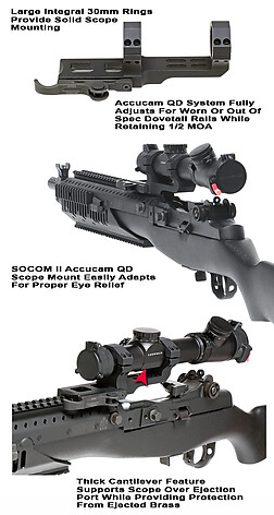 GG&G AccuCam SOCOM II QD Cantilever H: 32mm - bild 2 av 2