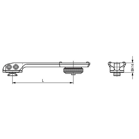 Recknagel Bryggvridmontage Brytvapen Noblex 63-97mm 12mm - bild 2 av 3