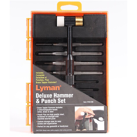 Lyman Deluxe Hammer  Punch Set