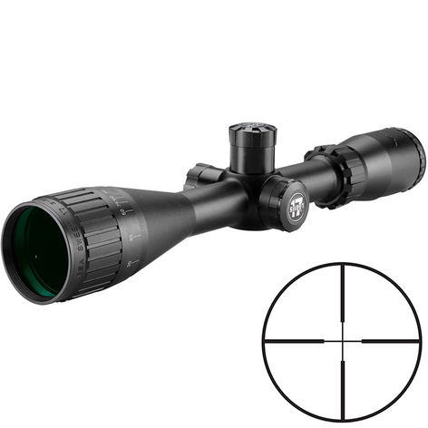 BSA Optics Sweet 17 3-12x40 Belyst Duplex Kikarsikte