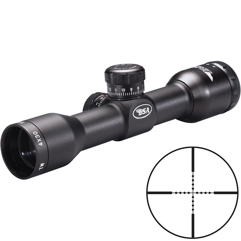 BSA Optics Tactical 4x30 Mil-Dot Kikarsikte
