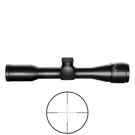 Hawke Vantage 4x32 AO 1 tum Mil Dot Kikarsikte